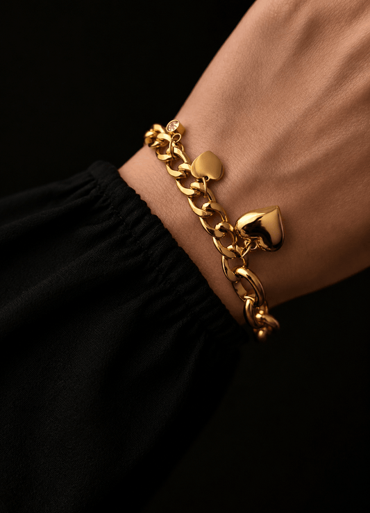 Bracelet breloque cœur - Meïora