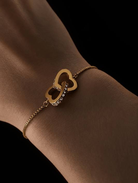 Bracelet cœur entrelacés - Meïora