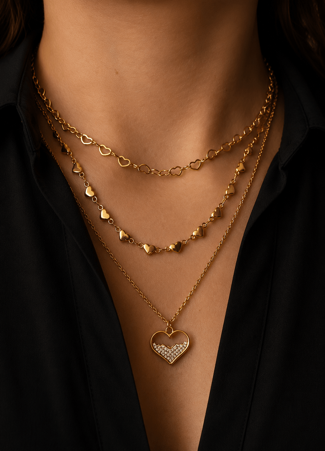 Collier 3 rangs - Meïora